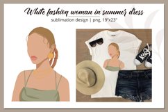 Woman face sublimation design. Fashion summer sublimation Product Image 1