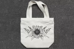 Sunflower svg, floral swag svg, wildflower svg Product Image 2