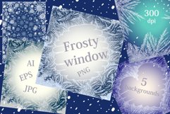 Set of frosty frames. Digital items. Product Image 1