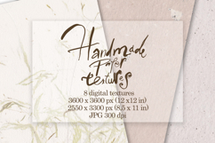 Handmade paper textures, digital paper Product Image 1
