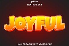 joyful text effect Product Image 1