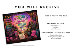 Strong Lifestyle Gym Tumbler Wrap PNG Product Image 2