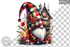 Christmas Gnome Sublimation - Clipart PNG Design Product Image 1
