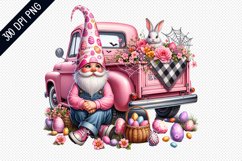Easter Day Gnome - Sublimation Clipart PNG Design Product Image 1