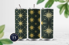 Modern Geometric Pattern Digital Paper | Snowflakes pattern Product Image 2