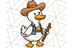 Goose Occupation Clipart PNG, Cute Job-Themed Graphics Product Image 3