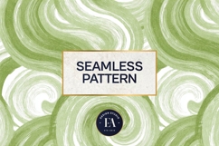 Watercolor Matcha Pattern, Green Wash Texture Product Image 3