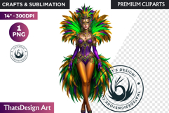 Mardi Gras Carnival Masquerade Clipart PNG scrapbooking Product Image 1