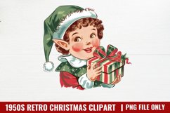 1950s Retro Christmas Sublimation PNG Product Image 1
