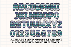 Father’s Day Alphabet clipart, father’s day letters doodle Product Image 2