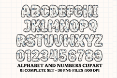 Father’s Day Alphabet clipart, father’s day letters doodle Product Image 2