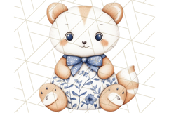 Cute Stuffed Animal Clipart, Chinoiserie Nursery Decor Png Product Image 3