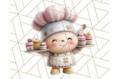 Playful Pink Nutcracker PNG, Pastel Christmas Clipart Product Image 3