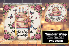 Artistic 20oz Tumbler Design , Girl Quote Product Image 1