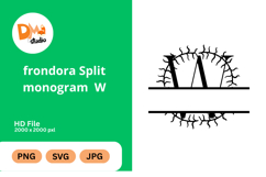 Frondora Split Monogram Product Image 1