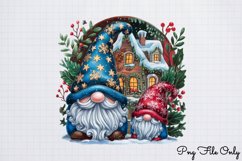 Christmas Gnome Houses Clipart Product Image 1