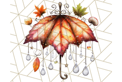 Fall Fairy House Clipart PNG, Autumn Homes and Decor Product Image 3