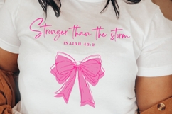 Stronger Than the Storm PNG Bundle | Coquette Christian DIY Product Image 10