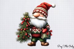 Christmas gnome Winter clipart PNG Product Image 1