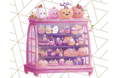 Haunted Sweet Shoppe PNG Clipart, Pastel Halloween Bakery Product Image 3
