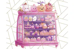 Haunted Sweet Shoppe PNG Clipart, Pastel Halloween Bakery Product Image 3