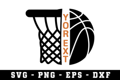 Yorext basketball ring Svg |Basketball SVG Cut files| Cricut Product Image 1