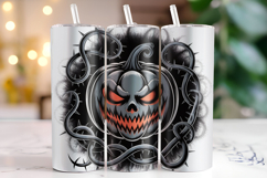 Halloween Pumpkin Tumbler Wrap | Sublimation | Tumblers Product Image 1
