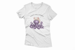 Halloween Axolotl Kraken Octopus Spooky Marine PNG Uparupa Product Image 2