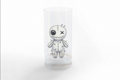 Simple Pinned Stitched Doll Halloween Voodoo PNG Product Image 3