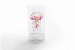 Floating Jellyfish Pink Ocean Tentacles Aquatic PNG Summer Product Image 3
