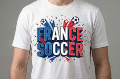 France Soccer T-shirt Design Product Image 1