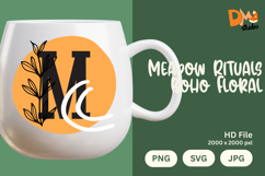 Meadow Rituals Boho Floral Monogram Product Image 1