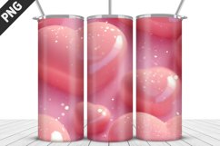 Lovely Hearts Tumbler Design | Valentine&#039;s Day Tumbler Wrap Product Image 1