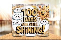 100 Days Of School Tumbler wrap, Teacher Day 20oz Tumbler Product Image 1