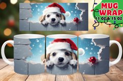Merry Animals|Hole in Wall|Christmas Wrap, 11oz, 15oz Product Image 1