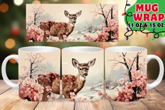 VINTAGE Deer Noel Harmony Sublimation Product Image 1