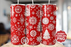 Christmas Red Tumbler | Christmas Tumbler Wrap Product Image 1
