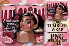 Vibrant Joy 20oz tumbler wrap, Love Girl Product Image 1