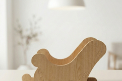 Christmas Sleigh Laser Cut File Wooden Holiday Table Decor Product Image 5