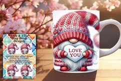 Glamorous 15oz Mug Wrap Png Artwork , Gnomes Product Image 1