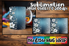 Uplifting moments 11oz 15oz sublimation wrap, Leopard Prints Product Image 1