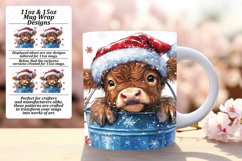 Stylish 11oz Mug Wrap Png Artwork , Christmas Product Image 1