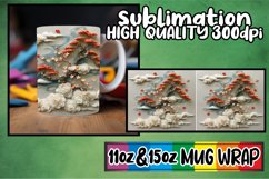 3D Springtime Mug Wrap - 15oz 11oz Product Image 1