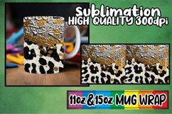 Luxe Leopard &amp; Flower Power Mug Art 15oz 11oz Product Image 1