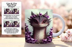 BEAUTIFUL PNG for 15oz Mug Wrap , Dragon Product Image 1