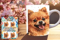 Quirky Dog Joy Sublimation Mug Wrap - 11oz/15oz Product Image 1