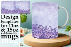 Leopard Bloom Glitter Mug Sublimation Product Image 1