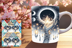Happy 11oz Mug Wrap Png Template , Mystic Product Image 1