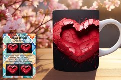 Endearing 3D Heart Mug Cover Product Image 1