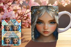 Magical 15oz Mug Wrap Png Design , Fairy Product Image 1